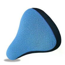 Sella per bicicletta 3D, coprisella morbido per bicicletta, sella in silicone traspirante per ciclismo, sella comoda per bici