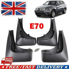 Applies to 4Pcs FOR BMW X5 E70 W/ Running Board 2007-2013 Splash Guards Mud Flaps Guards