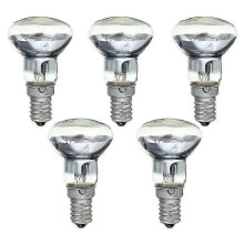 R39 E14 30W erstatningspære for lavalamper, glitterlamper med klar reflektor