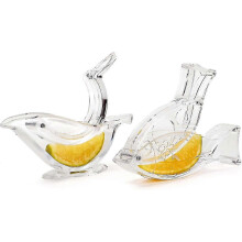 spremiagrumi manuali per limoni e lime, spremiagrumi a forma di uccello e pesce in acrilico