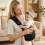 Baby Sling Carrier  Adjustable Front  Back Adjustable Sling Easy Toddl 2