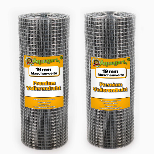 40 m x 0.5 m Aviary wire Wire mesh Welding grid Wire fencing Hot-dip galvanized