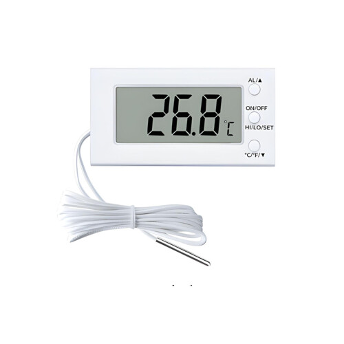 Digital Probe Temperature Gauge With Notification For-White 1
