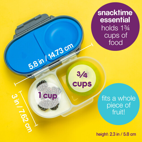 bbox Snackbox  Mini Bento Lunch Box with 2 Leakproof Compartments  Ide 1
