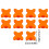 2.5X2.50Cm Plastic Threaded Sealing Caps Tube Plugs Durability 3