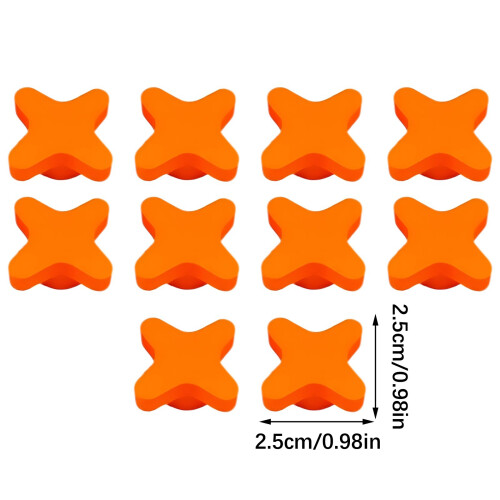2.5X2.50Cm Plastic Threaded Sealing Caps Tube Plugs Durability 2