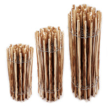 20 m Picket fence 60 cm high Slat set width 4-6 cm Garden fence Chestnut fence made of Hazelnut Wooden fence