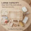 Eyoulife 2 Pack Corduroy Nappy Caddy Organiser for Changing Table  Sty 6