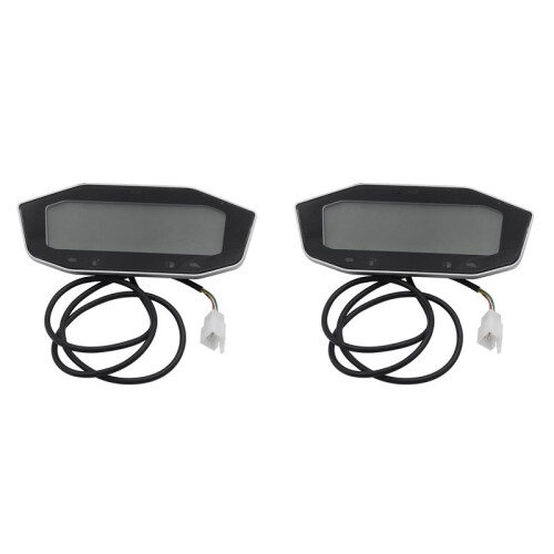 2X for Citycoco Speedometer Battery Power Display Speedometer Gear LED Display Meter 60V 72V 1