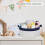 COMSE Gift Basket Empty with Handle Small Woven Basket with Gift Bags 6