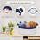 COMSE Gift Basket Empty with Handle Small Woven Basket with Gift Bags 2