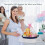 COMSE Gift Basket Empty with Handle Small Woven Basket with Gift Bags 3
