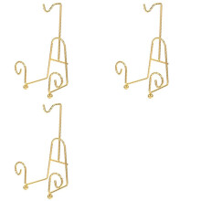 3X Tea Cup Holder Gold Mug Holder Tea Set Display Stand Gold Metal Cup Saucer Display Stand