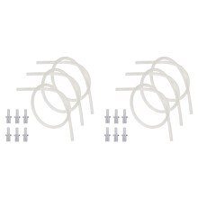6X Milk Tube Hose Set for Jura Milk Pipe Connectors and Hose Brush for Jura Impressa Giga Fully Automatic Machine