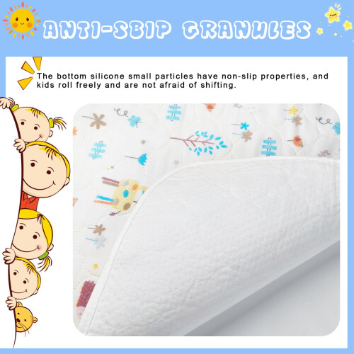 Flow fire Washable Potty Training Bed Pad 90x70cm Waterproof Bed Wetti 1