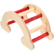 1Houten Hamster Ladder Met Speelplatform En Duurzame Klimmogelijkheden
