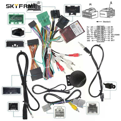 Gilt für Kfz-Kabelbaum, CAN-Bus-Box, Decoder-Adapter, Stromkabel für Chevrolet Silverado S10 D-MAX 1