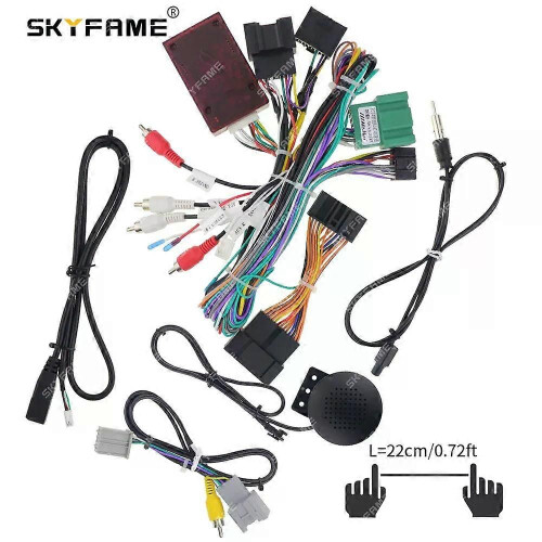 Gilt für Kfz-Kabelbaum, CAN-Bus-Box, Decoder-Adapter, Stromkabel für Chevrolet Silverado S10 D-MAX 2