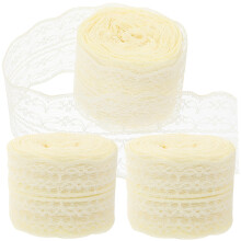 3Rolletjes Ruches Kantrand Voor DIY Kleding En Feestdecoraties