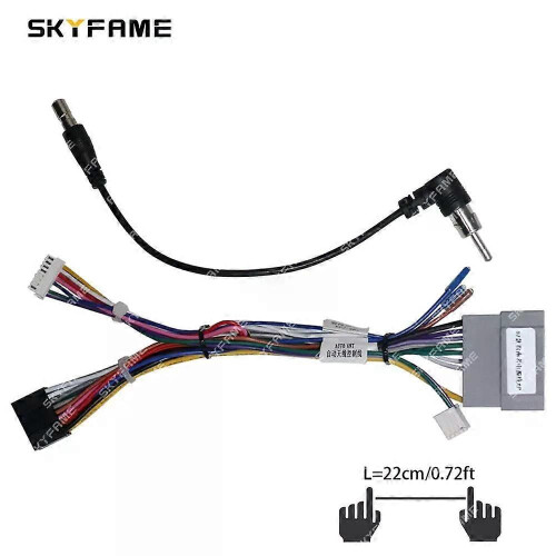 Gilt für Kfz-Kabelbaum-Stromkabeladapter-Canbus-Box-Decoder für Jeep Compass Patriot Wrangler 2
