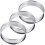 3St DIY Pizza Saucing Ring Van Roestvrij Staal, Keukentools 1