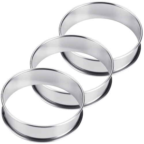 3St DIY Pizza Saucing Ring Van Roestvrij Staal, Keukentools