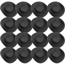 30St Mini Hoedjes Zwart Voor Decoratie En Knutselprojecten