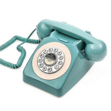 (Red) Best Design European Antique Vintage Corded Telephones American Retro Landline Mini Phone