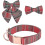 (Style 2) Collare per cagnolina con papillon e fiore, taglie grande, media e piccola. 1