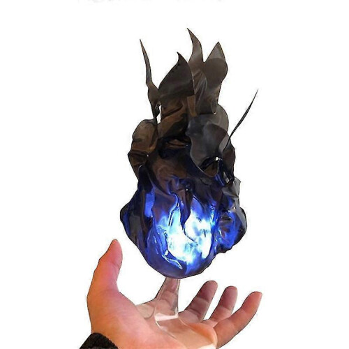 (Black) Floating Fireball Lamp with Simulated Artificial Flame and Clear Wearable