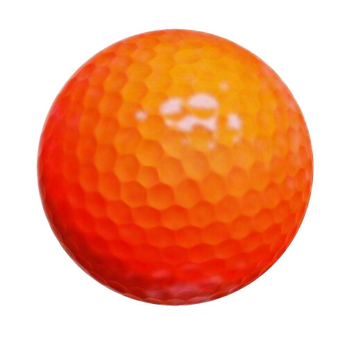 (Orange) Double Layer Colorful Golf Gift Balls Portable Durable Mini for Playing