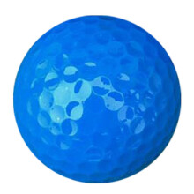 (Light Blue) Palline da golf colorate a doppio strato, portatili e resistenti, in formato mini per giocare.