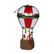 (Santa Claus) LED Illuminated Christmas Resin Figurine Miniature Statue