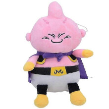 Pelúcia Majin Buu de 20 cm, boneco de anime fofo com língua de fora, brinquedo macio para decoração de quarto e presente