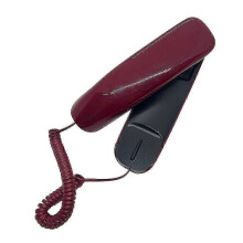 (Red) Big Button Corded Landline Phone Redial Pause Mute Functions Wall Mount or Desk 2025