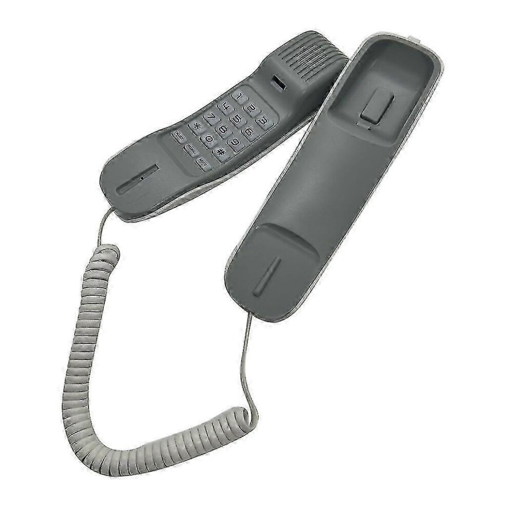 (White) Big Button Corded Landline Phone Redial Pause Mute Functions Wall Mount Or Desk 2025 White 4781136219097
