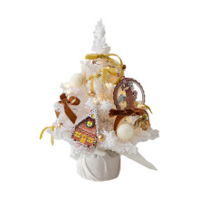 (30cm) Artificial Christmas Tree Desk Ornament for Tabletop Home Bedroom Party