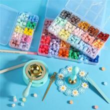 Wax Seal Stamp Kit 17Pcs, Heater, Coloring Pen, Perfect Decoration for Wedding Invitations for Gift and ,