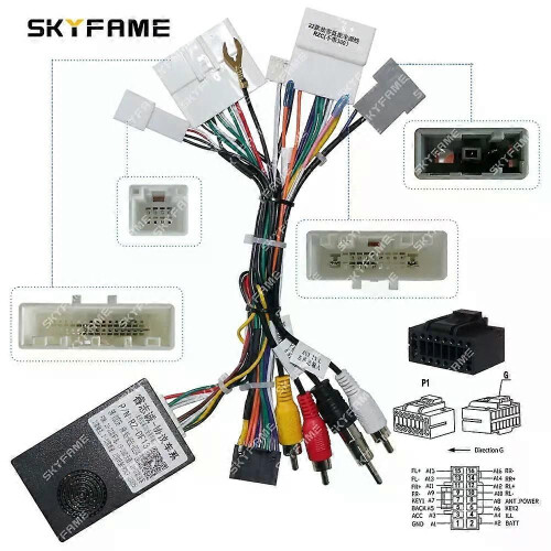 Gilt für Kfz-Kabelbaumadapter, Canbus-Box-Decoder, Android-Radio-Stromkabel für Nissan Kicks 1