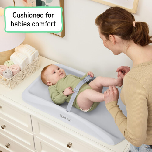 Ingenuity Ingenuity Comfy Clean Changing Pad Waterproof EVA Foam EasyWipe Cushio 2