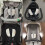 Car Seat Strap Baby Belt Covers StrollerPram Shoulder Pads Soft Black 5