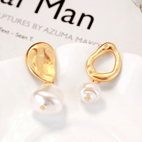 1030402301 Μεγάλα και μικρά σκουλαρίκια με χάντρες, δώρο έκπληξη 2