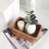 2X Hand-Woven Rectangular Rattan Wicker Basket Fruit Tea Snack Bread Picnic Cosmetic Box Kitchen Household Tools-L 5