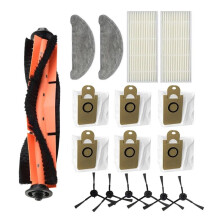 Kit para Piezas de Repuesto de Aspiradora Imou L11, Filtros de Cepillo de Rodillo Lateral, Paño de Fregona, Bolsas para Polvo, Piezas de Barredora