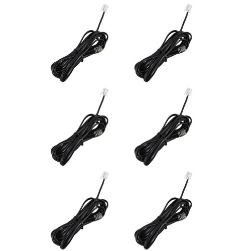 6X RJ11 6P4C Telefonkabelkabel ADSL Modem 3 Meter