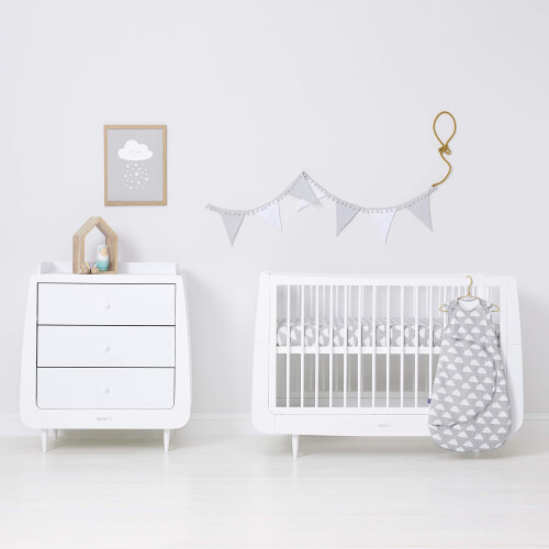 Snuz Cot Sheets 140 x 70 Fitted  2 Pack Soft Jersey Cotton Cot Bed She 2