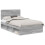 VidaXL vidaXL Bed Frame Grey Sonoma 120 x 190 cm Solid Pine Wood 3