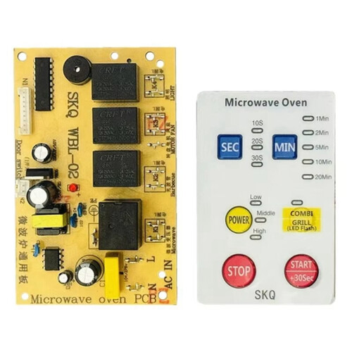 2X Universal Microwave Power Supply Control Board Repair Computer Microwave Oven Computer Board Membrane Keypad 2