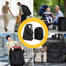 Nonzmun Car Seat Travel Bag Stroller Bag for Airplane Waterproof Durab