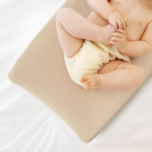 Muslin Cotton Baby Diaper Changing Pad Cover Elastic Rainbow Pattern C 2